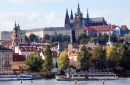 Prager Burg und die Karlsbrücke